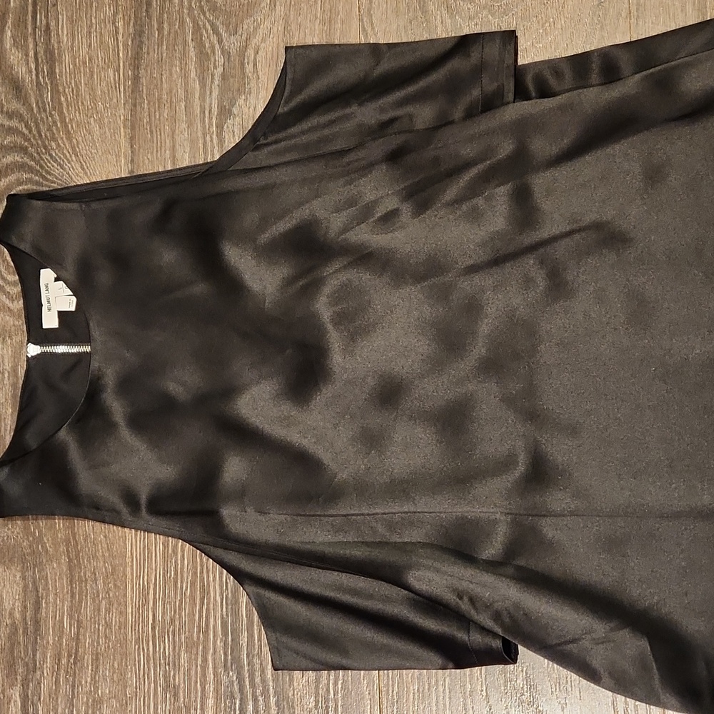 ❤️ NWOT! HELMUT LANG SILK / SATIN LAYERED SLEEVELESS TOP, LARGE - Picture 4 of 14